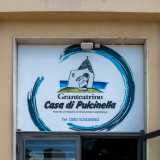 Ci basta percorrere pochi passi per trovarci davanti all�insegna del teatro, su cui � rappresentato il suo inconfondibile logo: la maschera di Pulcinella con un trullo sullo sfondo
